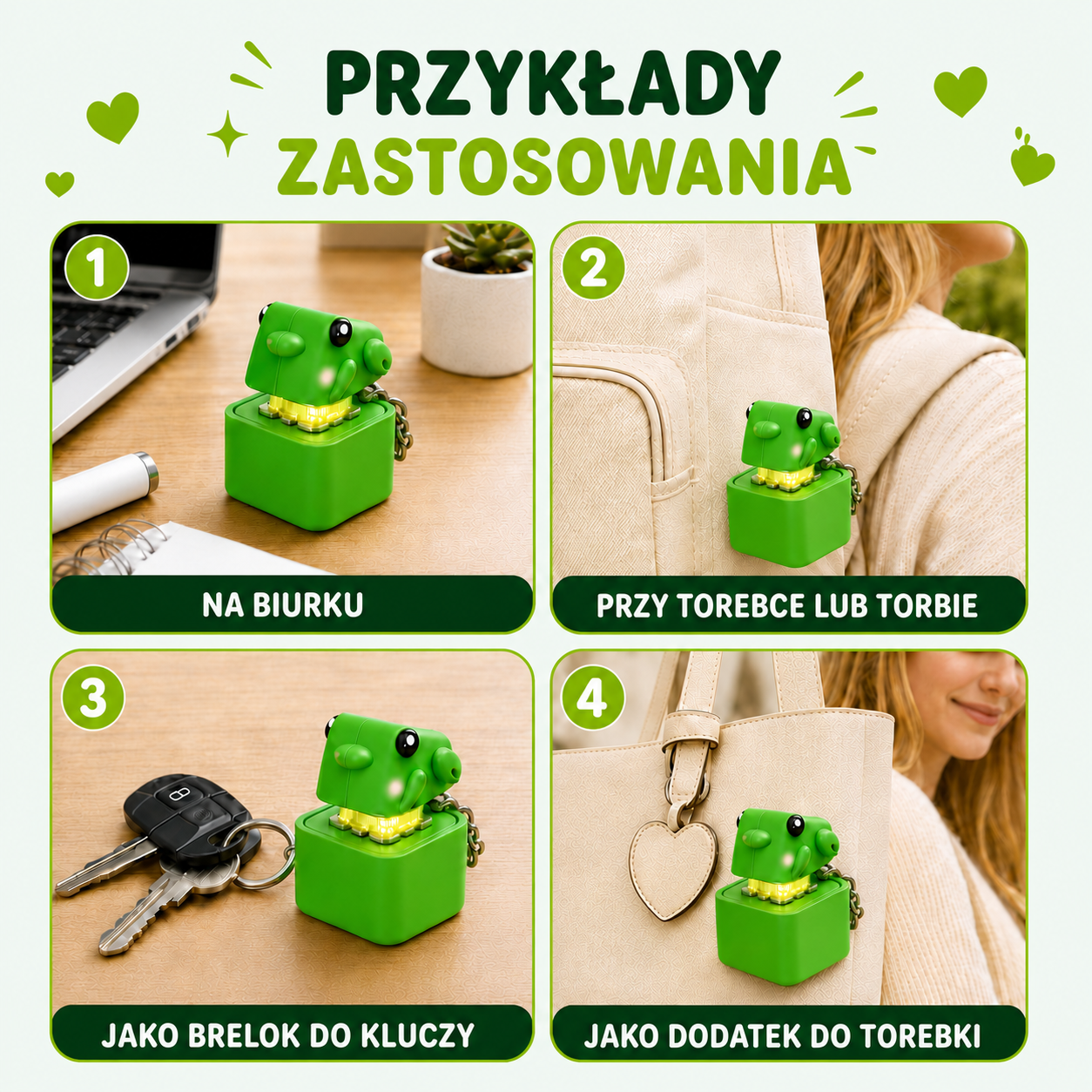 KlikŻabka — Interaktywny brelok-żabka z dźwiękiem i światłem 🐸